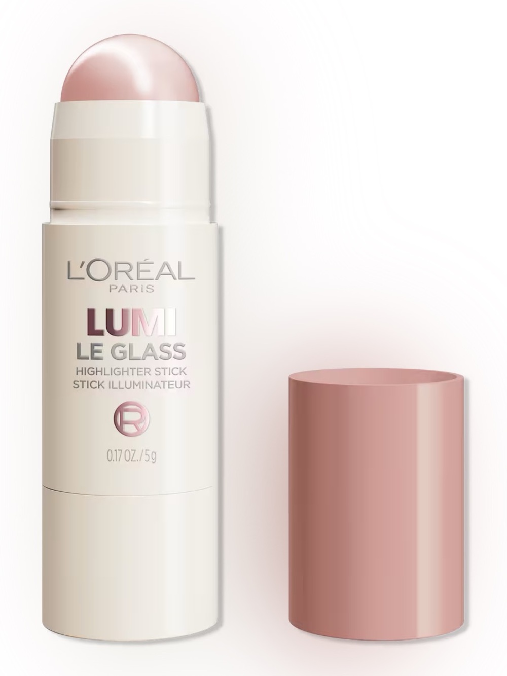 L'Oréal Lumi Le Glass and Glow Highlighter Stick- Glassy Pink Ballet, NEW